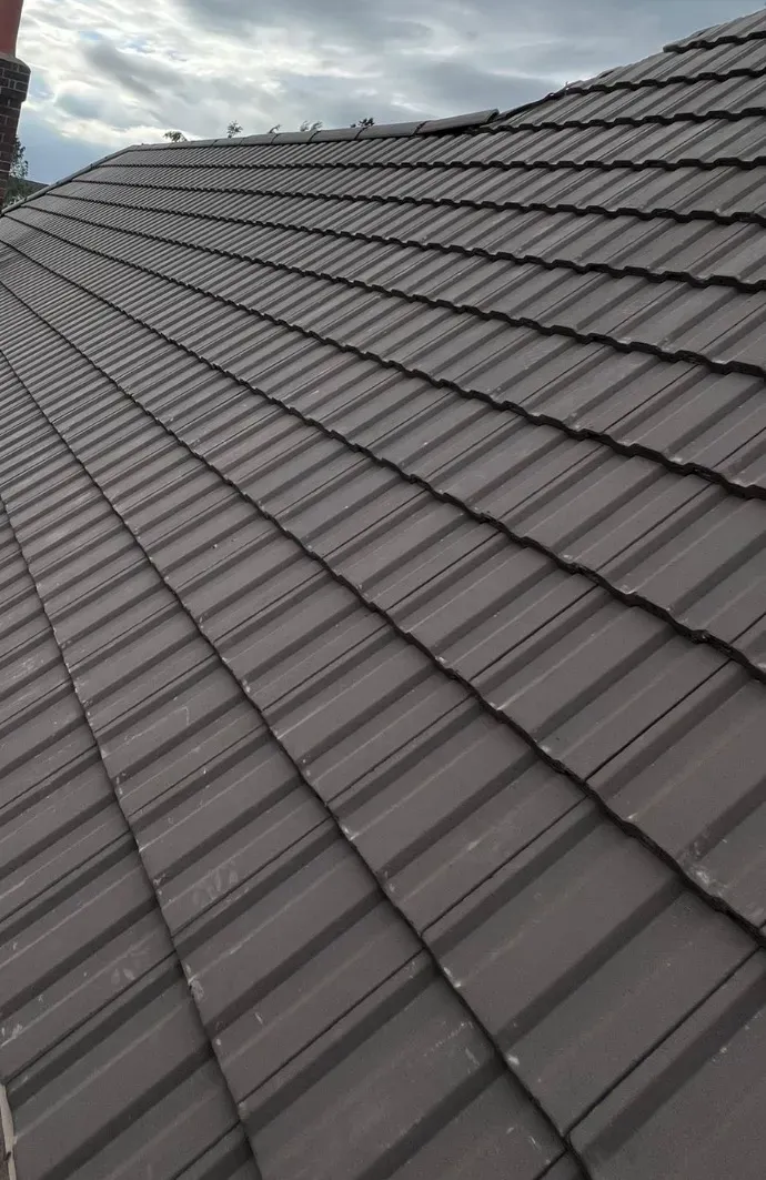 Pitched tile roof repair on a Coventry home